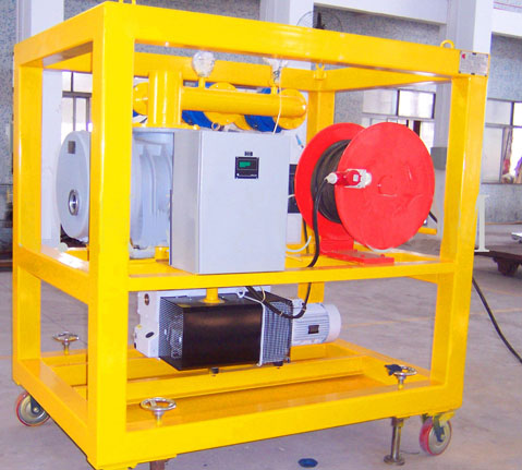 Transformer Movable vacuum pumping unit